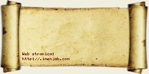 Jasmina Momirski vizit kartica